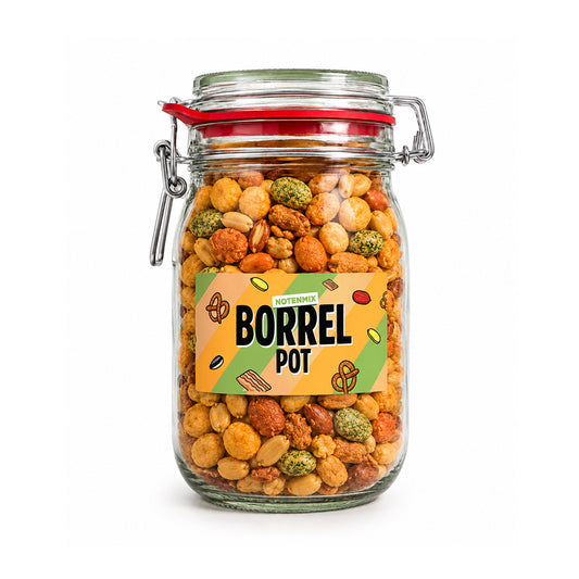 Snoeppot weck "Borrelpot" borrelmix (1000 ml)