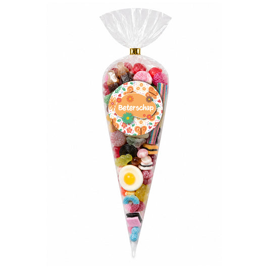Puntzak snoepmix "Beterschap"