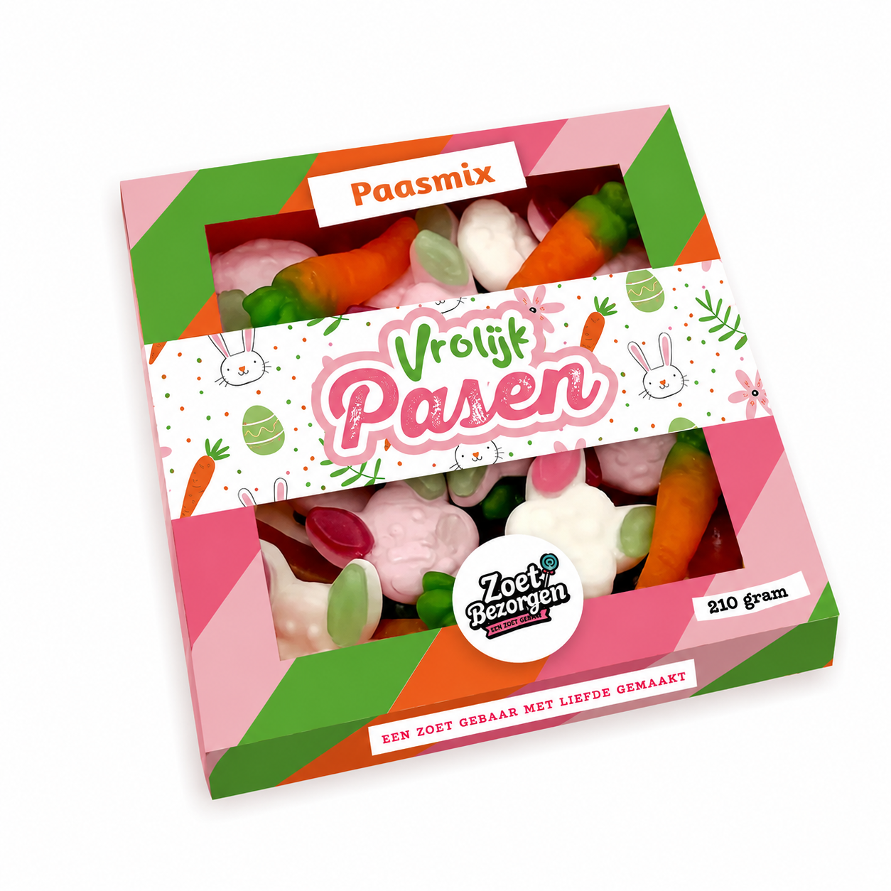 Paasmix snoep “Vrolijk Pasen” 210 gram