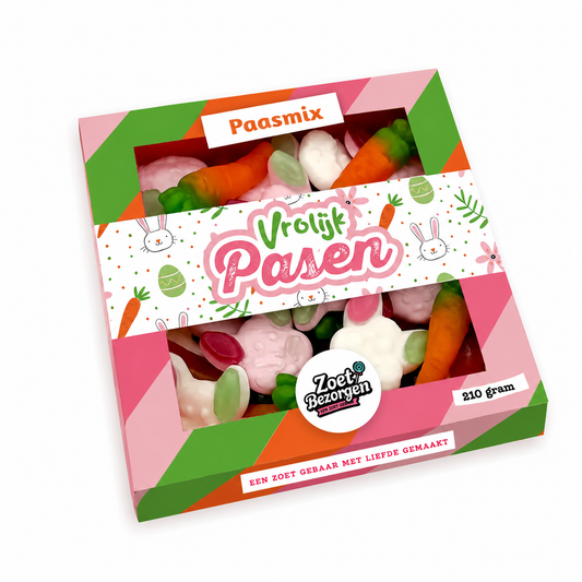Paasmix snoep “Vrolijk Pasen” 210 gram