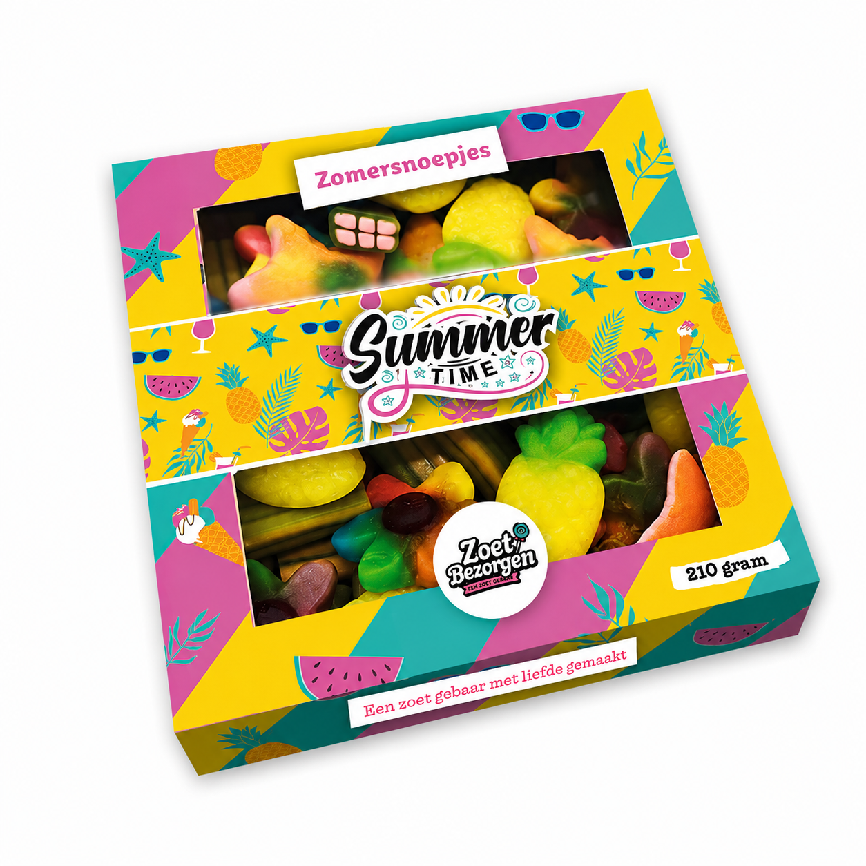 Snoeppakket “Summertime” mix zomersnoep (210 gram)